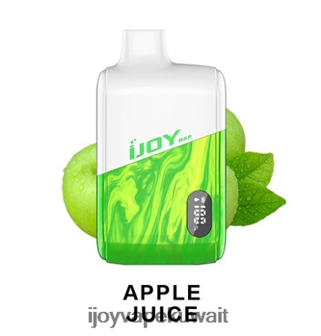 iJOY Flavors Vape 4DL4N8175 - iJOY Bar IC8000 يمكن التخلص منه عصير تفاح